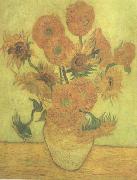 Vincent Van Gogh, Still life Vase with Fourteen Sunflowers (nn04)
